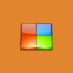 Imagem com a logomarca do Klickety com fundo laranja