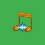 Imagem com a logomarca do Transcribe com fundo verde