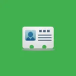 Imagem com a logomarca do vcardstudio com fundo verde