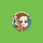 Imagem com a logomarca do Fafa Runner com fundo verde