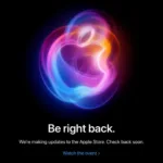 Imagem com a logomarca de lançamento do iPhone 16 da Apple