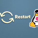 Ícone do Tux (mascote do Linux) com um escudo de segurança, ao lado de um símbolo de reinicialização com a palavra 'Restart' destacando a importância da aplicação de patches de segurança sem reiniciar o sistema no Kernel Linux.