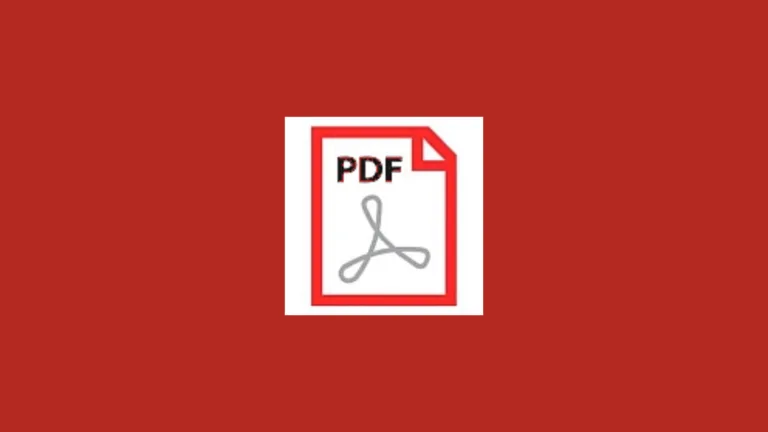 Imagem com a logomarca do Quick PDF com fundo vermelho