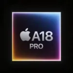 Imagem com o número A18 do chip Apple