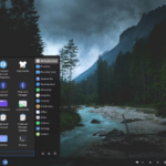 Captura de tela do lançamento do rlxos 2.0 Sankalpa, mostrando a nova interface com animações suaves e tema atualizado, parte das melhorias que tornam a distribuição Linux mais segura e confiável.