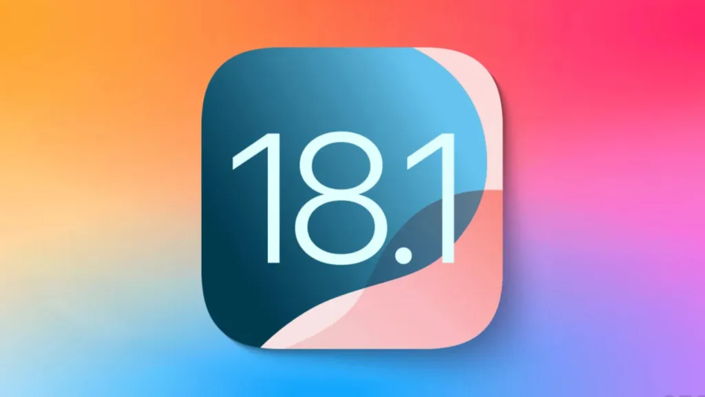 Imagem com o número 18.1 do iOS