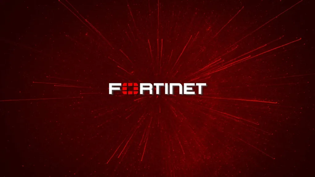 Imagem com a logomarca do Fortinet