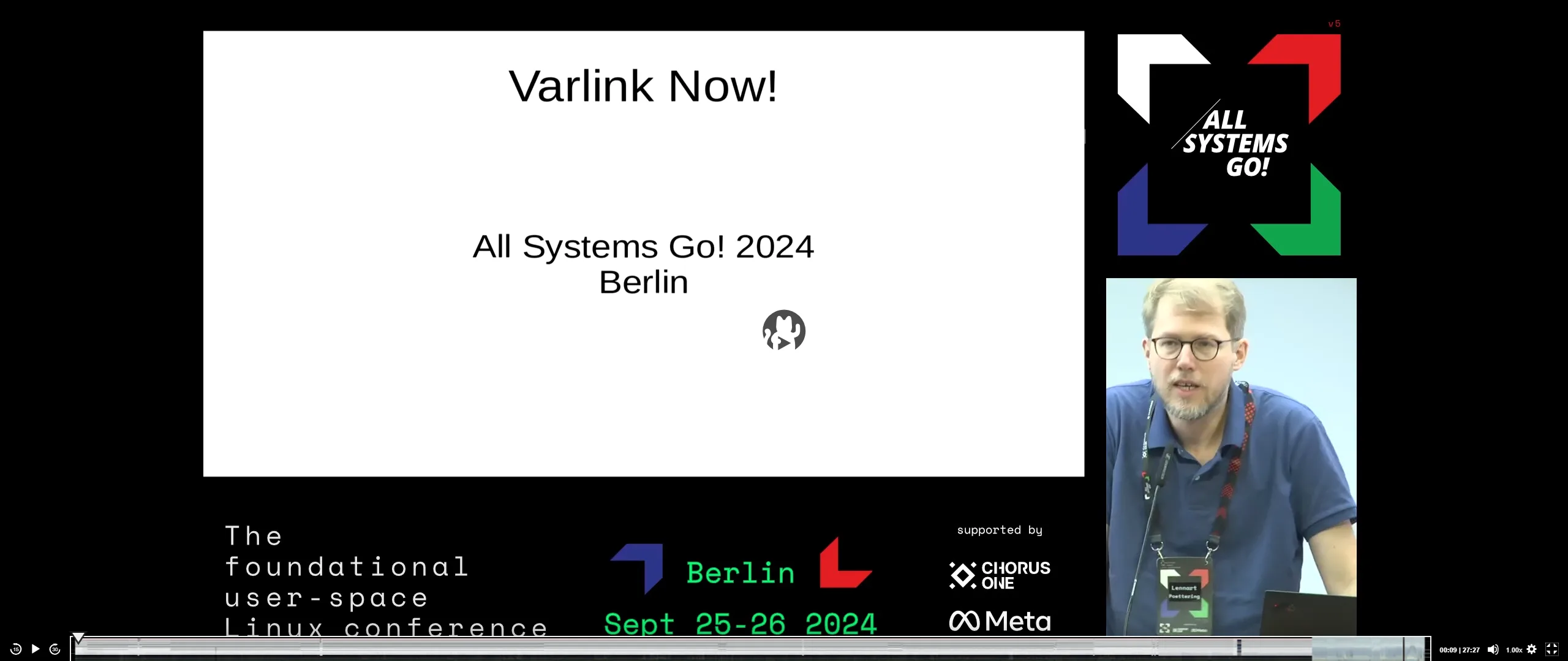 systemd aposta em Varlink para o futuro, reduzindo dependência do D-Bus 2 Apresentação de Lennart Poettering sobre o Varlink na conferência All Systems Go! 2024, realizada em Berlim