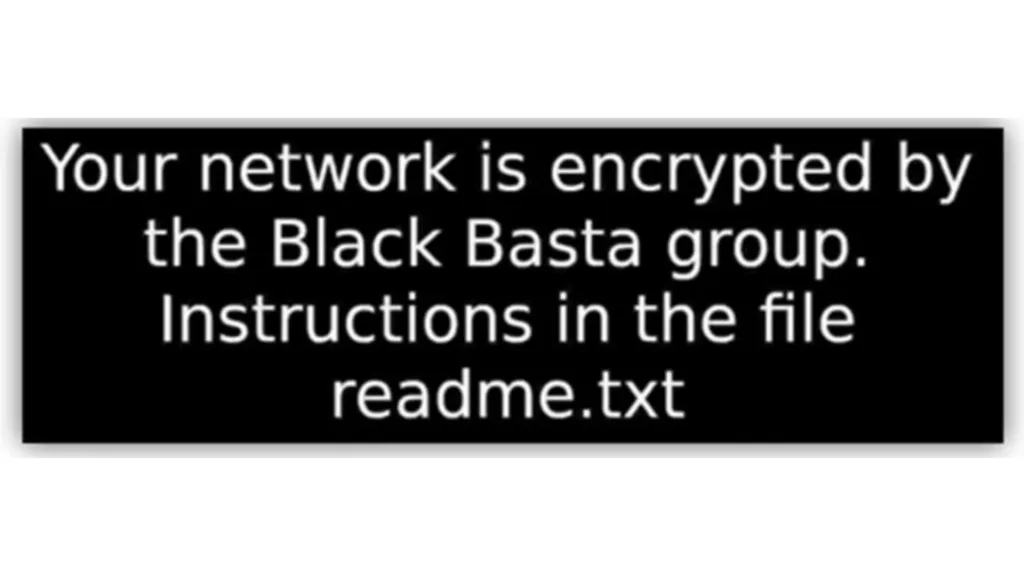 Imagem ransomware Black Basta