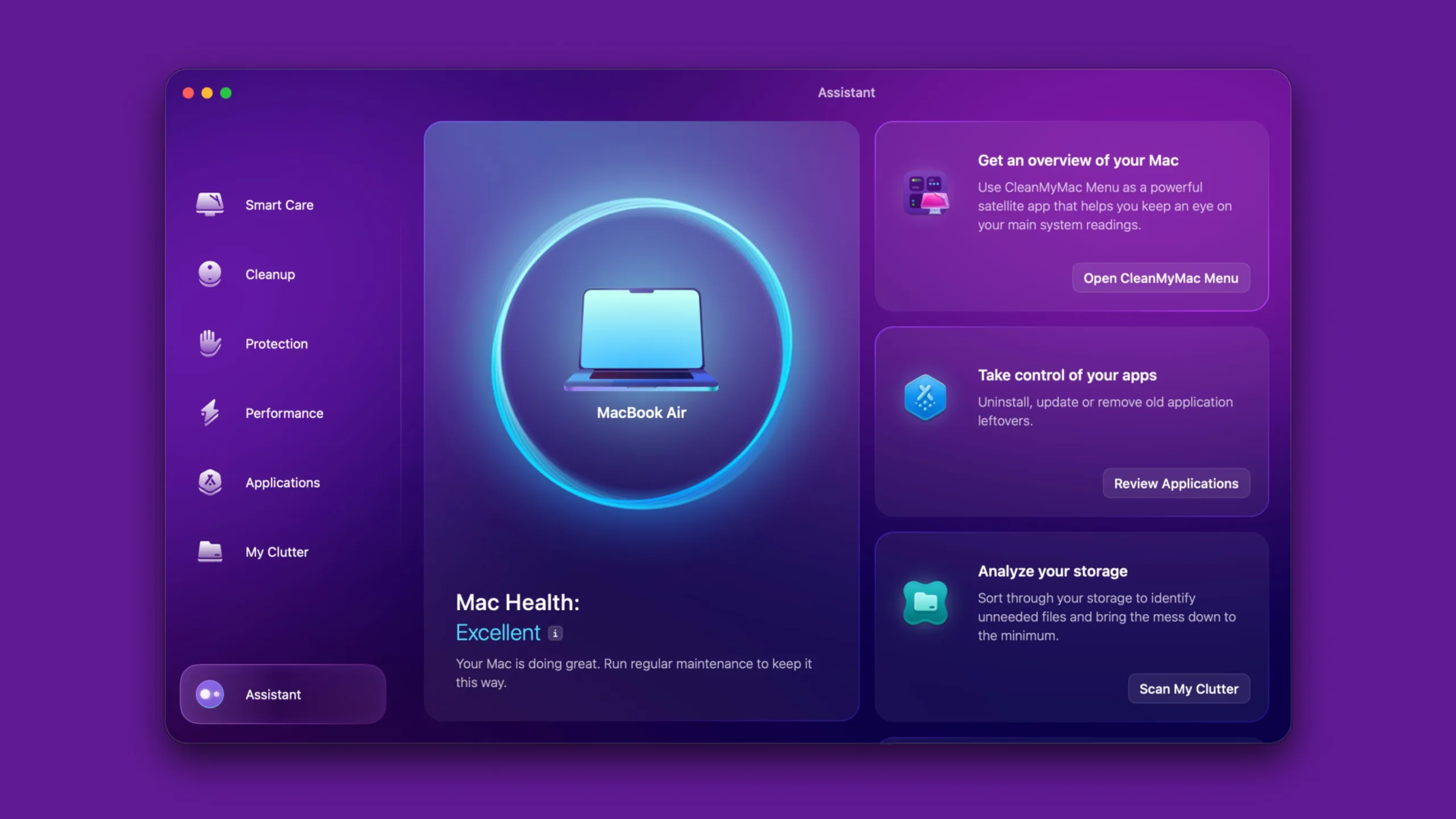 MacPaw apresenta atualização significativa para CleanMyMac com design renovado e novos recursos 2 Imagem de interface do CkeanMyMac