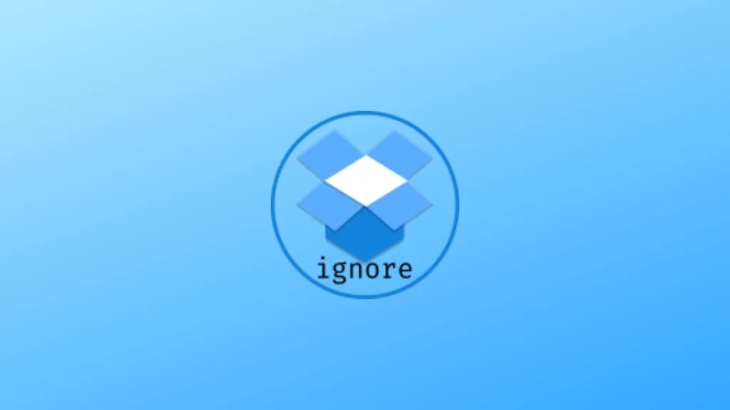 Imagem com a logomarca do dropboxignore