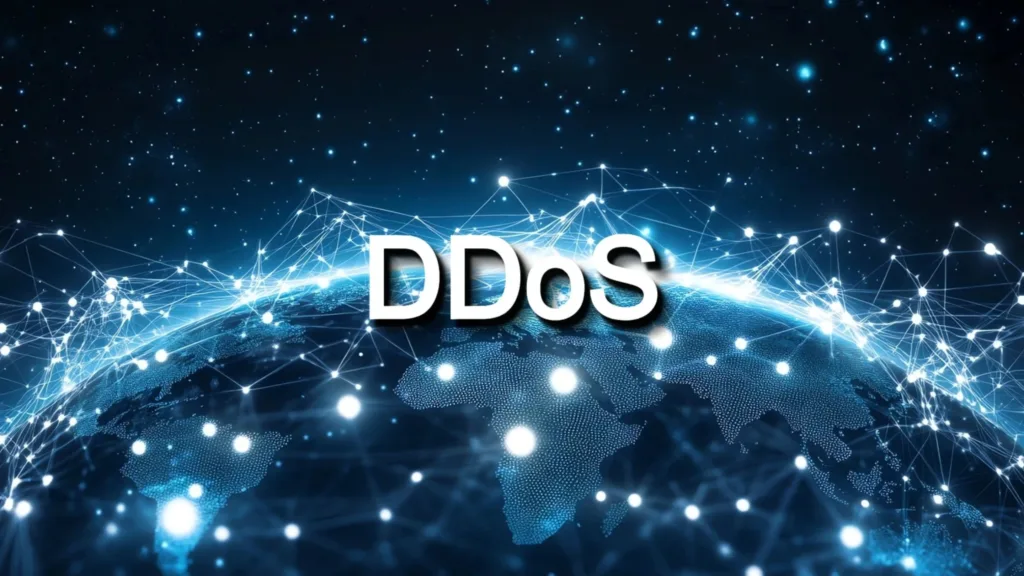 Imagem com nome DDoS em destaque