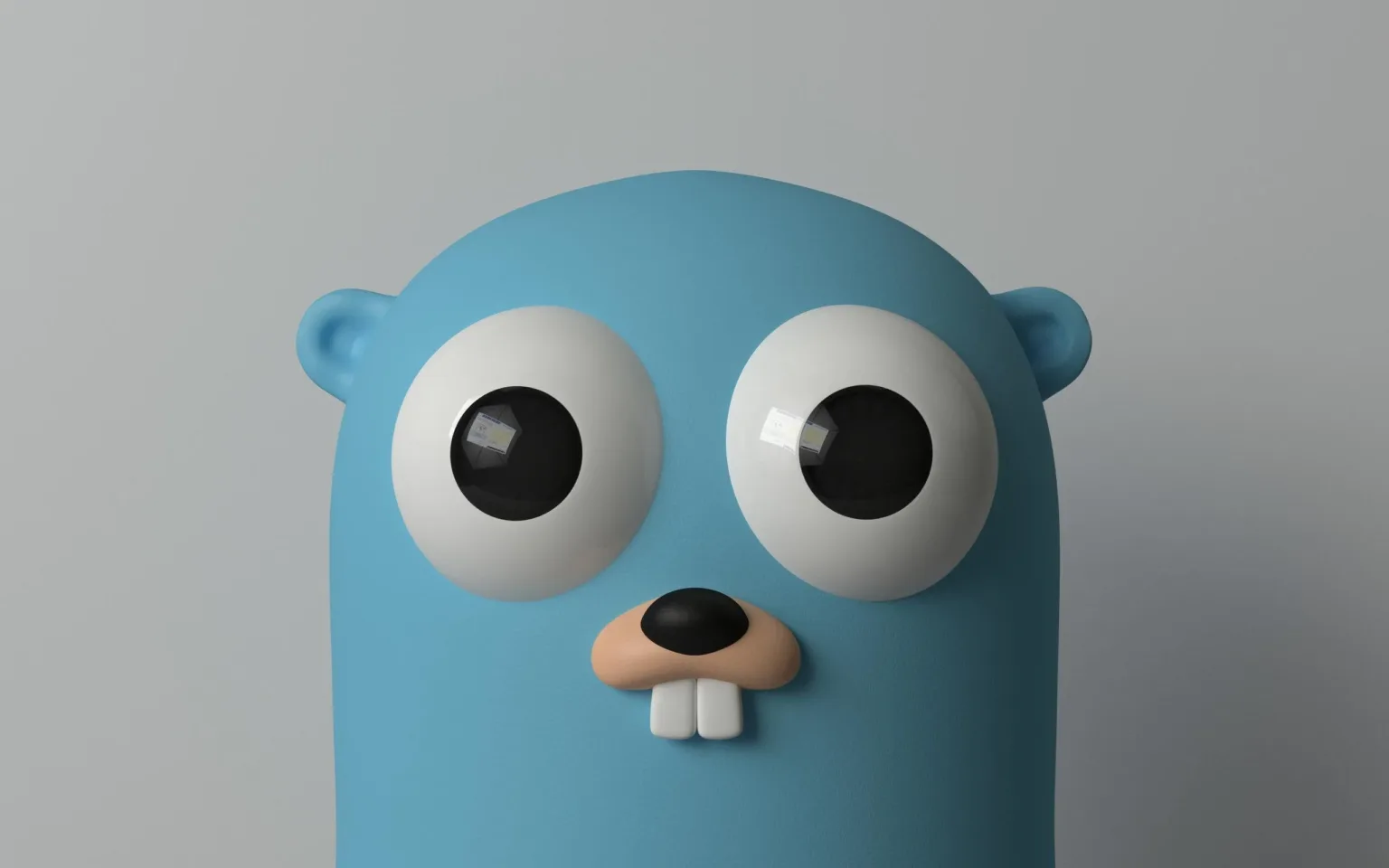 Golang acelera geração de números aleatórios com getrandom() no Linux 1 Mascote do Golang com fundo cinza, representando a linguagem de programação Go