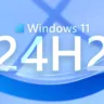 Imagem com a logomarca do Windows 11 e atualização 24H2