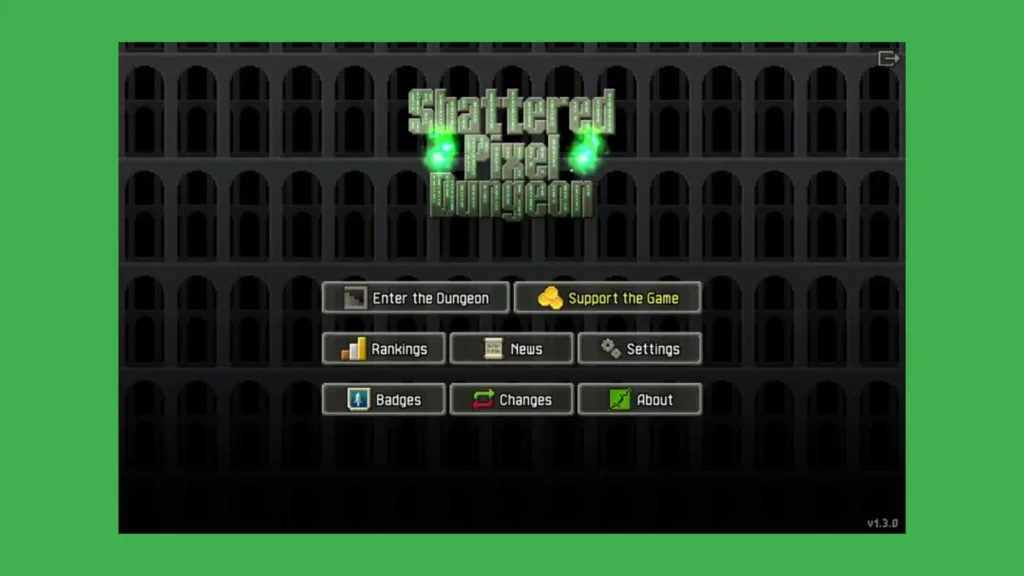 Imagem com a interface do Shattered Pixel Dungeon