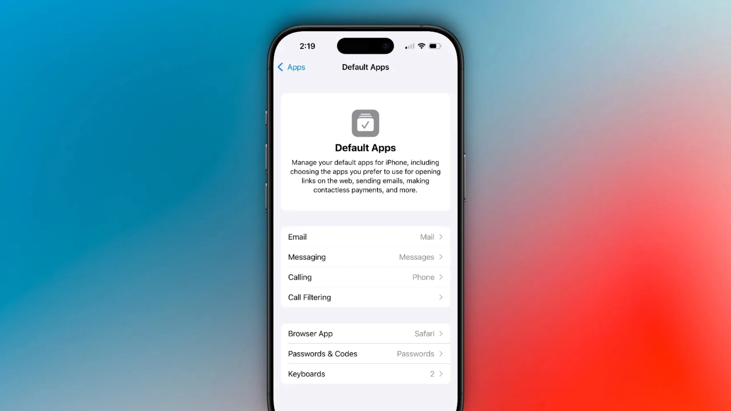 iPhone na UE: agora é possível remover a App Store com iOS 18.2 2 Imagem de iPhone com iOS 18.2
