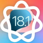 Imagem com a logomarca do Apple Intelligence atrelada ao iOS 18.1