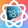 Imagem com a logomarca do Apple Intelligence atrelada ao iOS 18.1