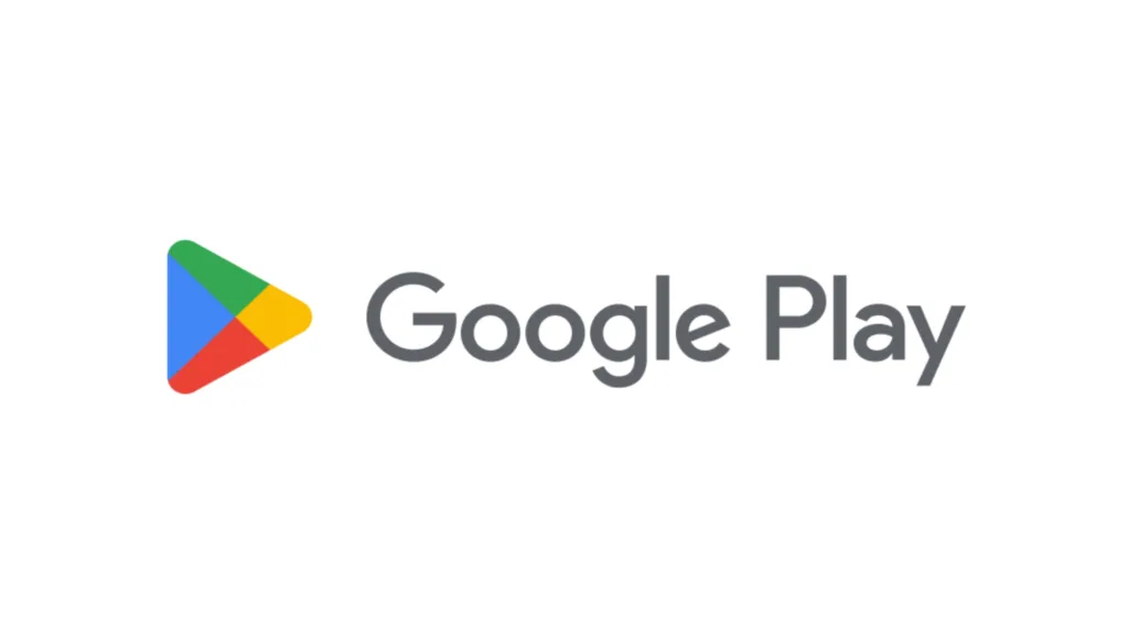 Imagem com a logomarca do Google Play