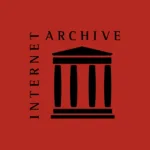 Imagem com a logomarca do Internet Archive