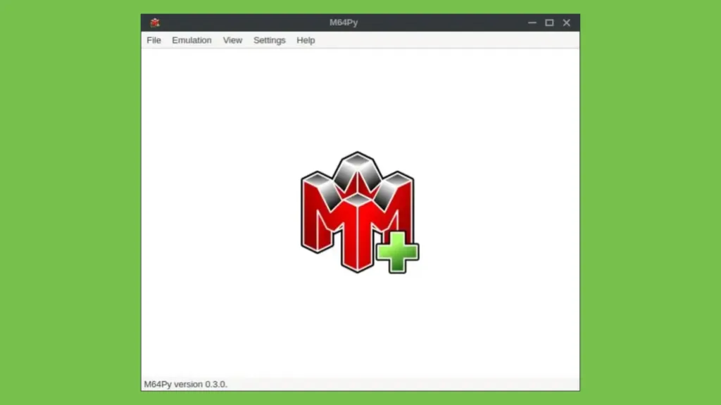 Imagem com a interface do M64py