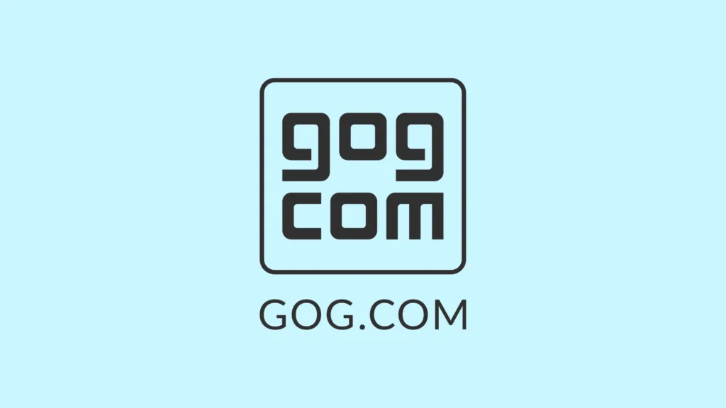 Imagem com a logomarca da GOG