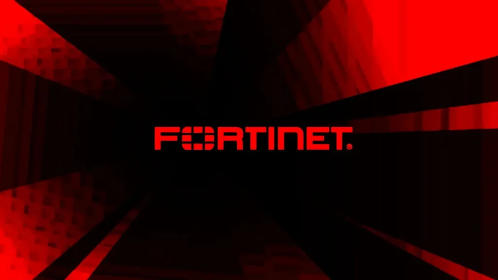 Imagem com a logomarca do Fortinet