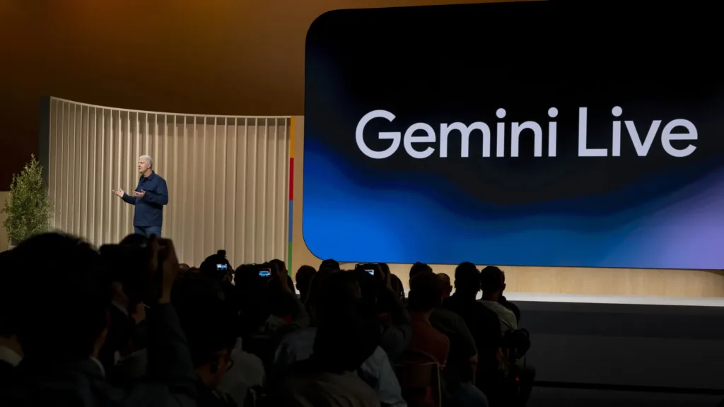 Imagem com a logomarca do Gemini