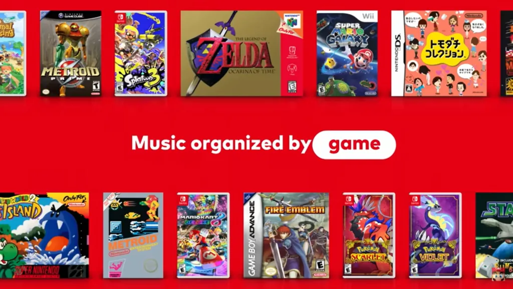 Imagem de Nintendo Music, novo app de músicas da Nintendo