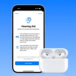 Imagem de AirPods Pro e iPhone