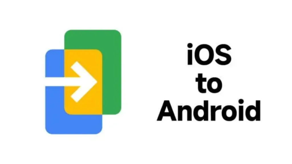 Imagem com uma representação do iOs to Android