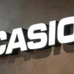 Imagem com a logomarca da Casio