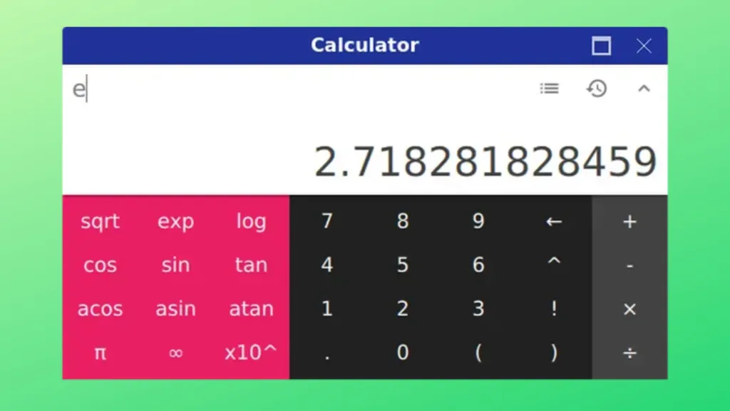 Imagem com a interface do Liri Calculator