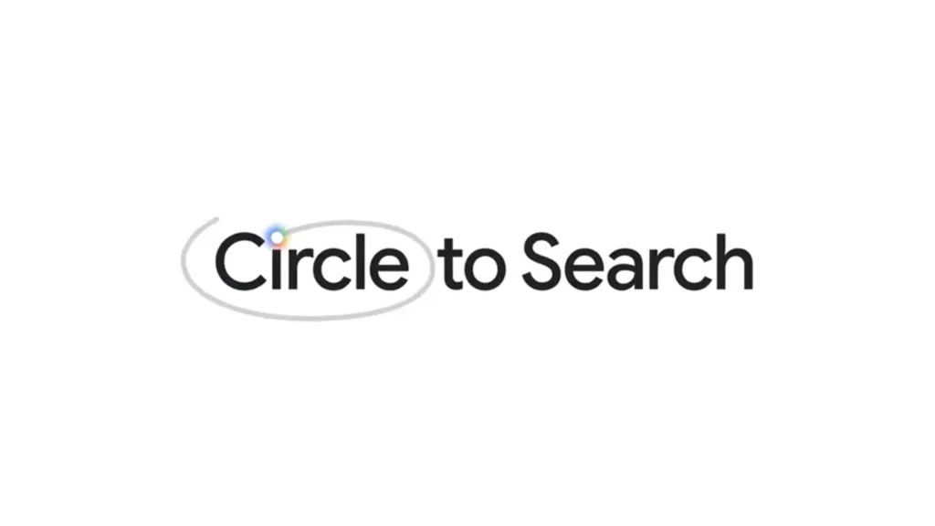 Imagem com a logomarca do Circle to Search