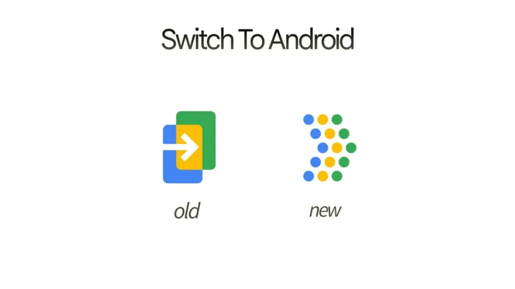 Imagem com uma representação do Switch to Android