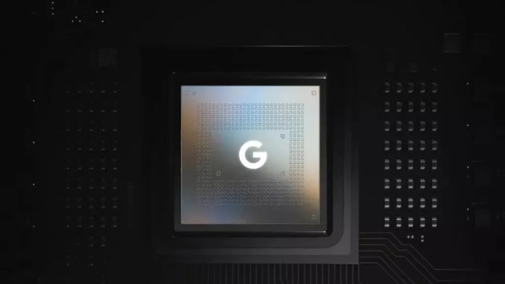 Imagem de chipset Google Tensor