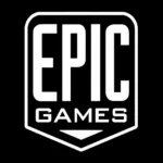 Imagem com a logomarca da Epic Games