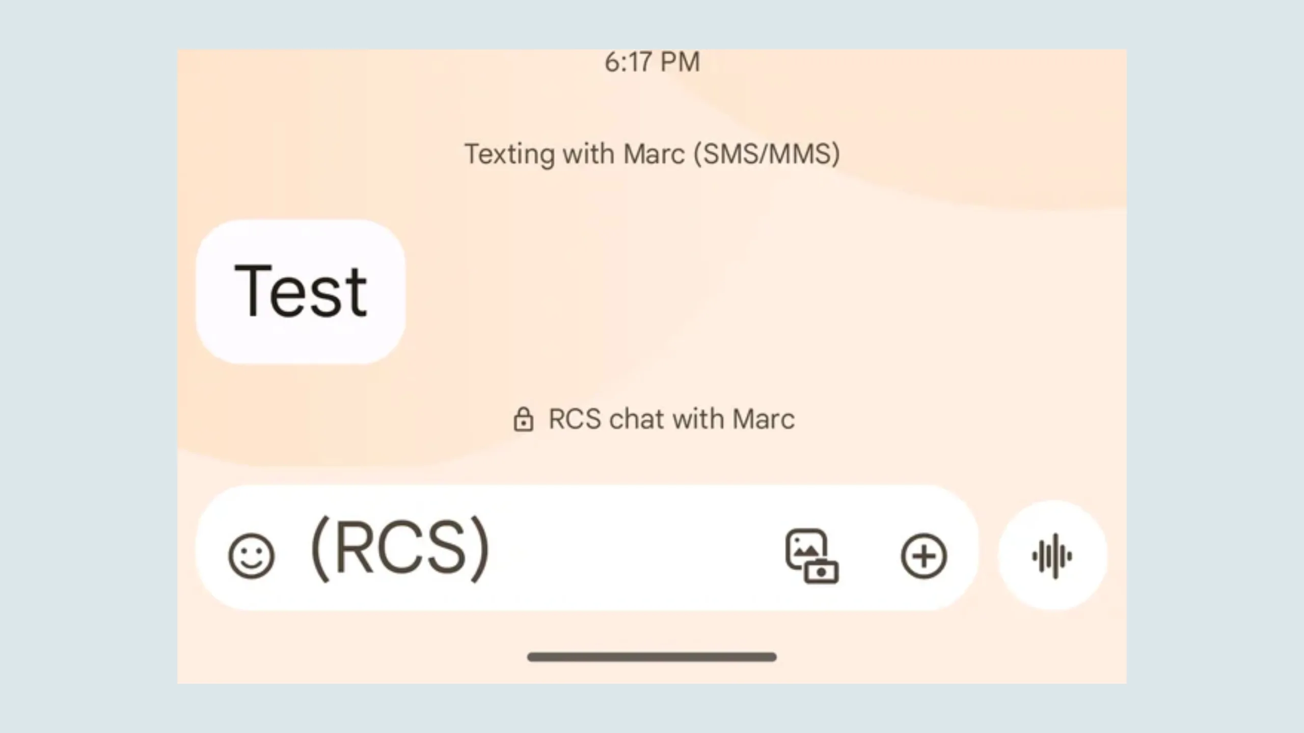 Novos recursos do Google Messages 2 Imagem com novo recurso RCS