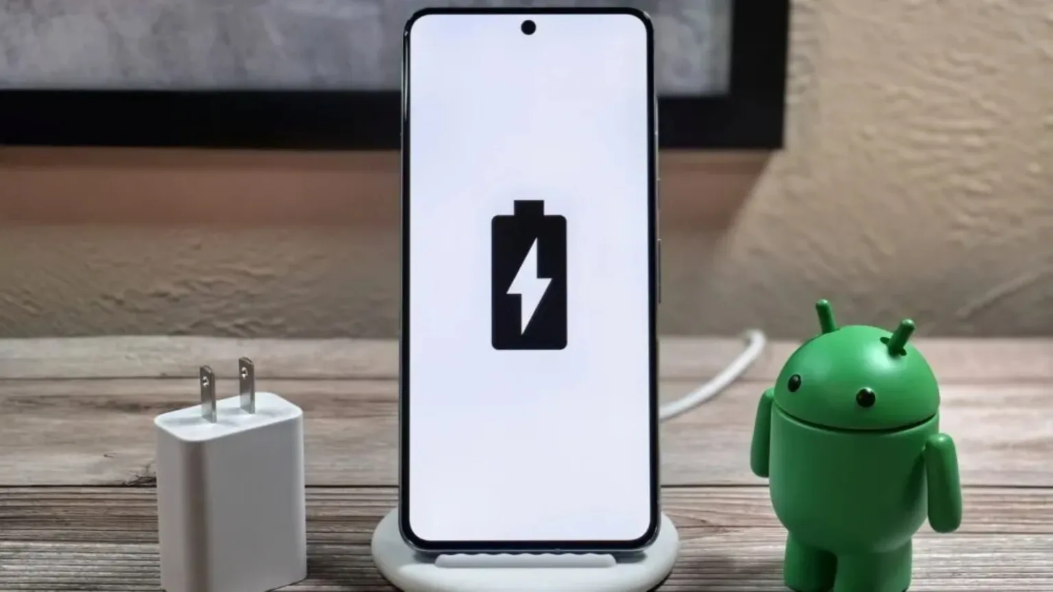 Preserve a saúde da bateria do seu Pixel limitando o carregamento a 80% 1 Imagem de smartphone com bateria na tela
