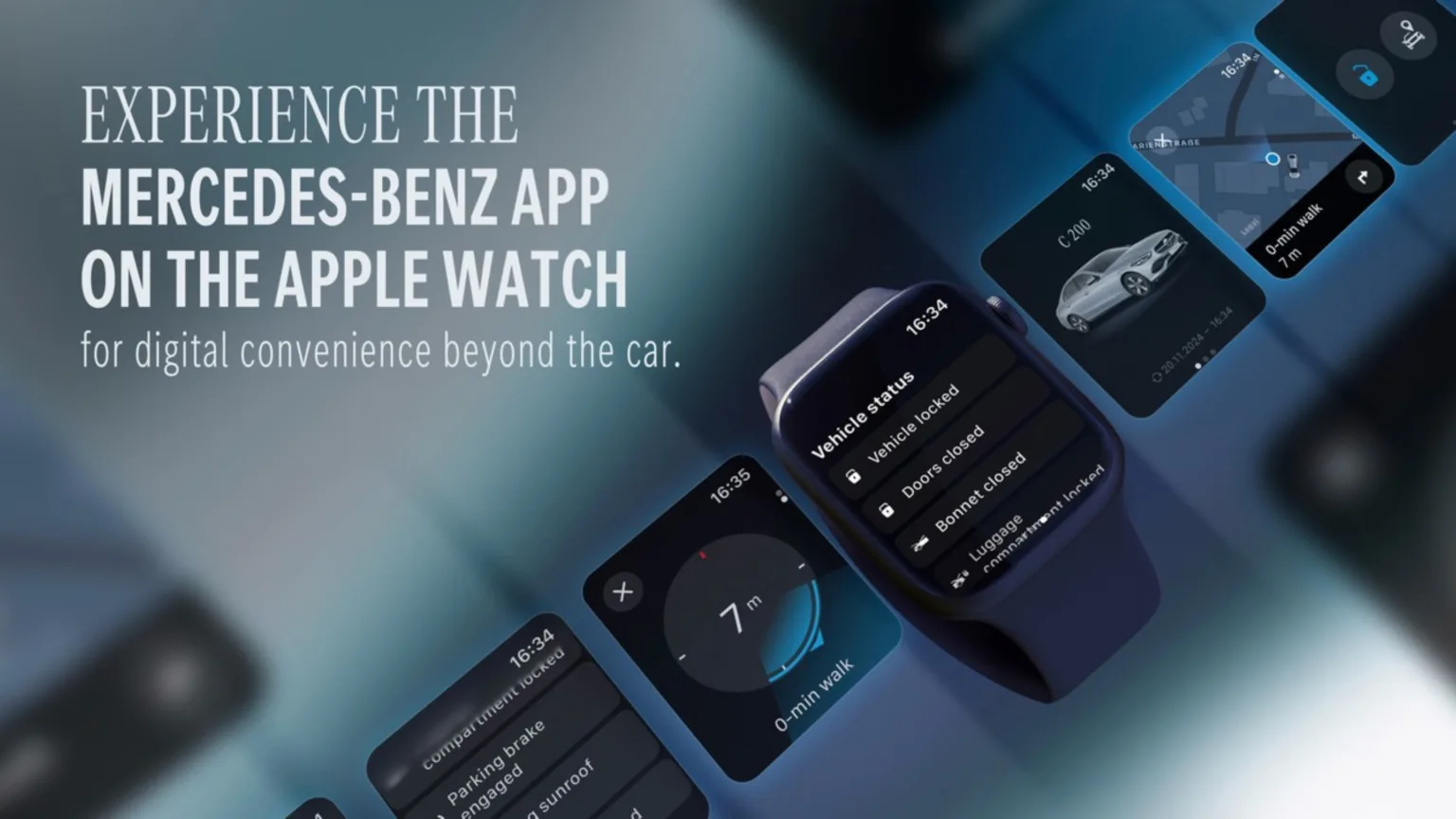 Mercedes lança aplicativo exclusivo para Apple Watch 1 Apple Watch Mercedes