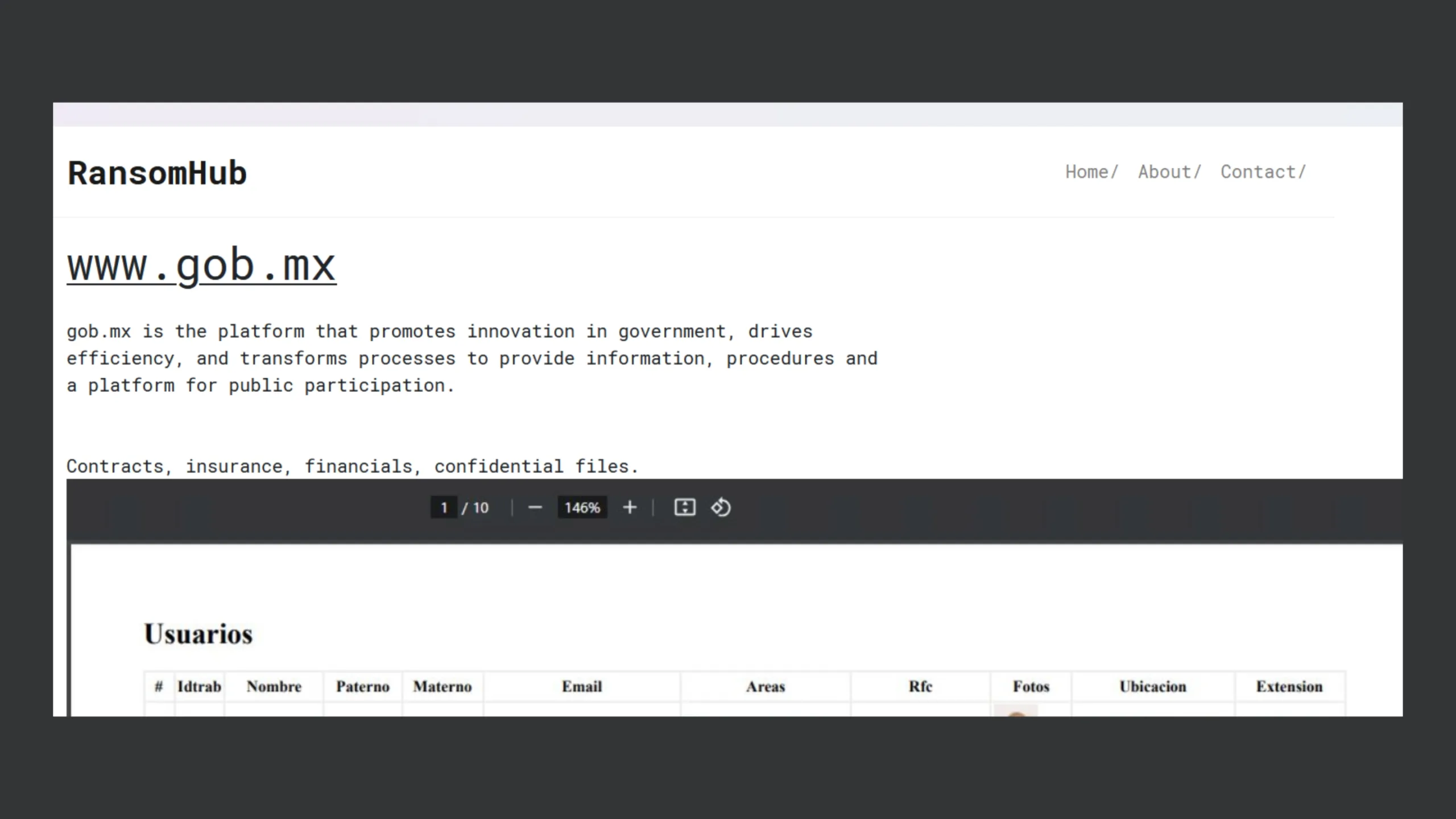 Gangue de ransomware ataca escritório jurídico do governo mexicano 2 Ransomware RansomHub