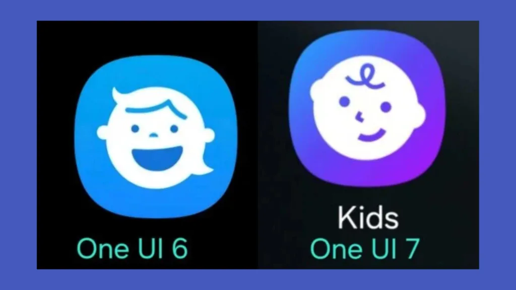 Novo ícone Samsung Kids no One UI 7