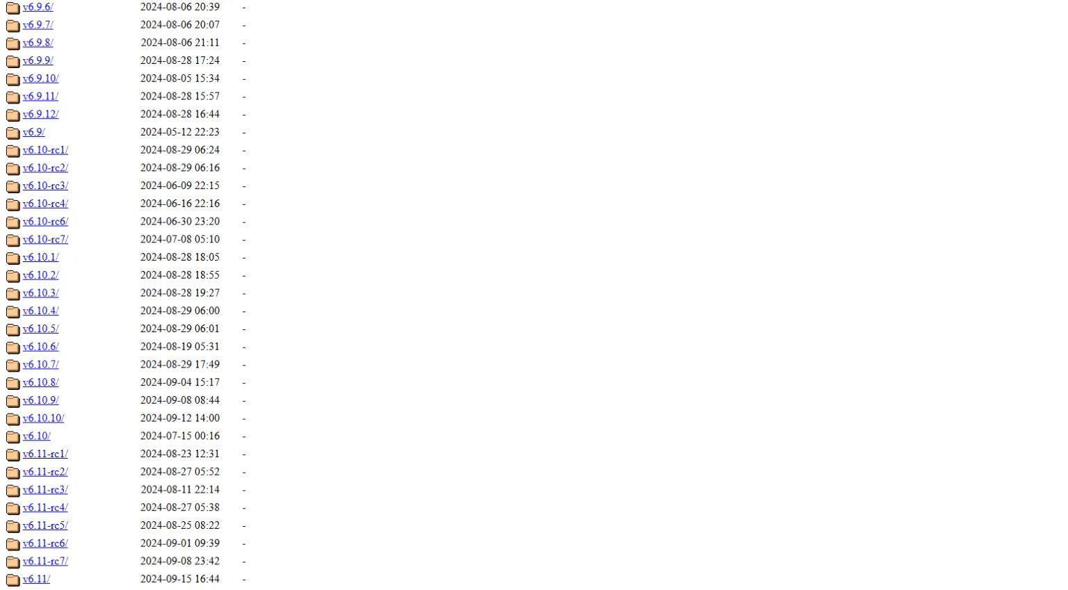 Screeshot do PPA Main Line do Ubuntu mostrando que não há atualizações após setembro.