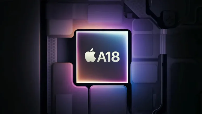 Imagem chip Apple A18