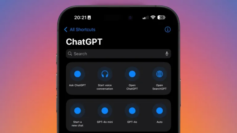 Atalho SearchGPT iOS