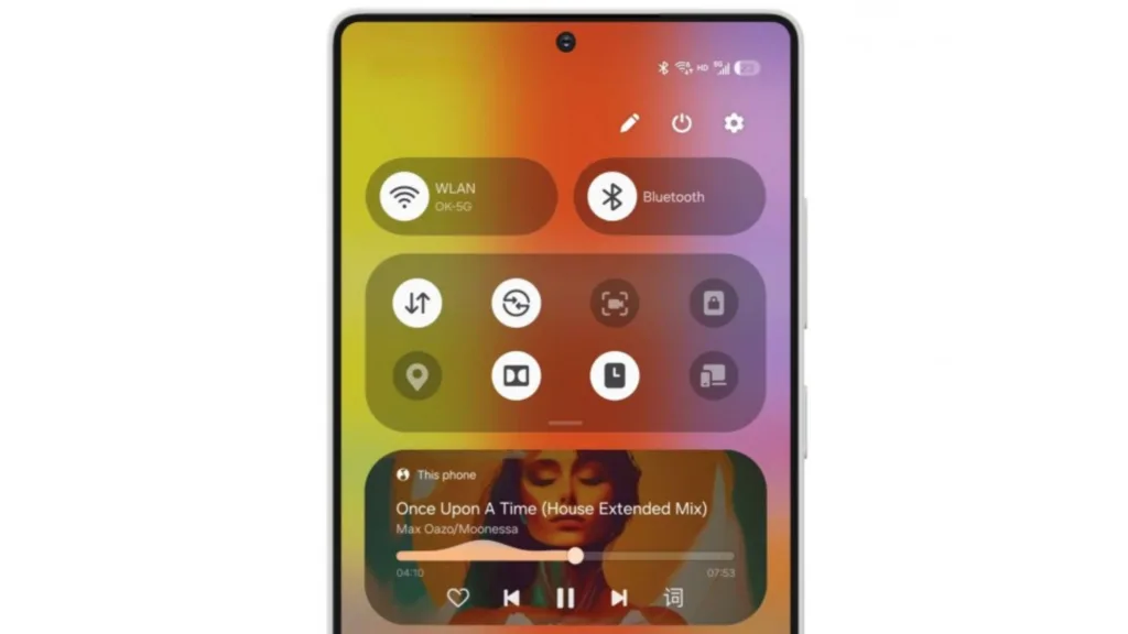 Smartphone Samsung com One UI 7