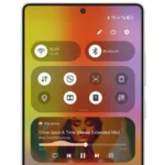 Smartphone Samsung com One UI 7