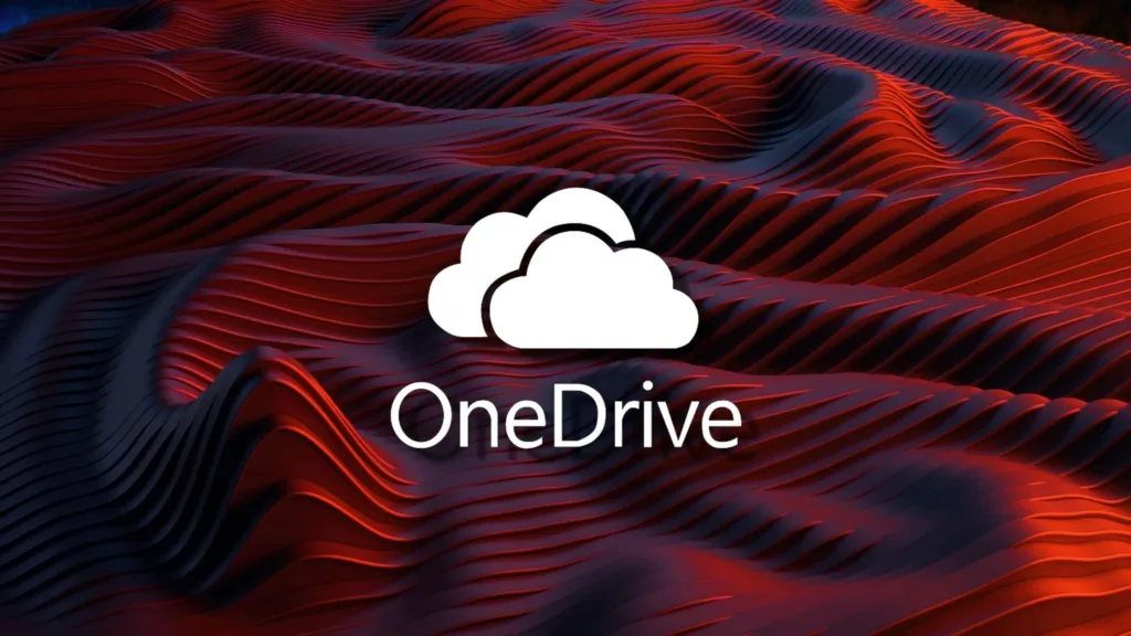 Imagem com a logomarca do OneDrive