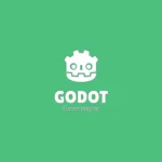 Imagem com a logomarca do Godot