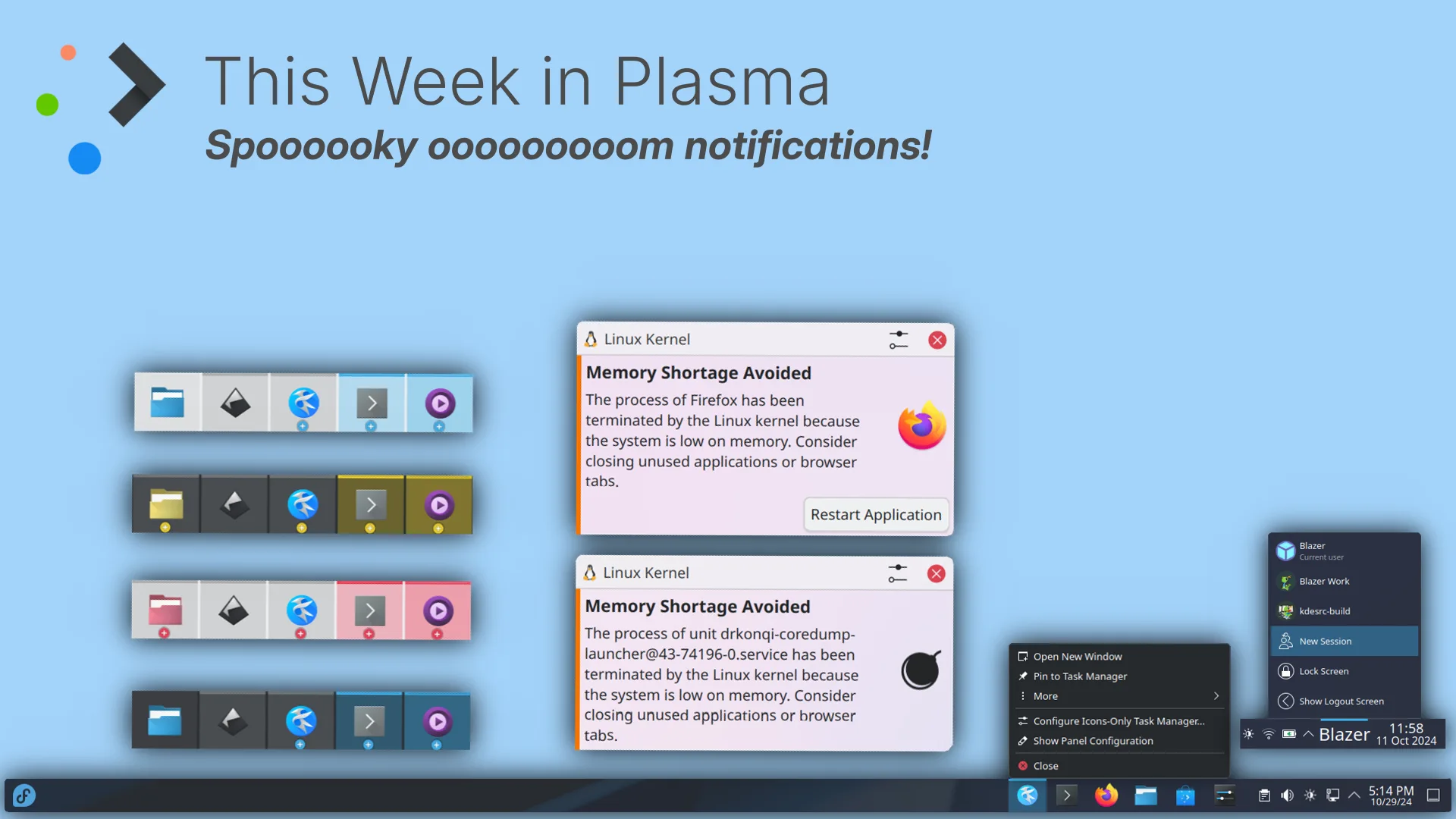 KDE Plasma 6.3 agora notifica quando apps são finalizados por falta de memória 2 i726GI87 notificacoes OOM
